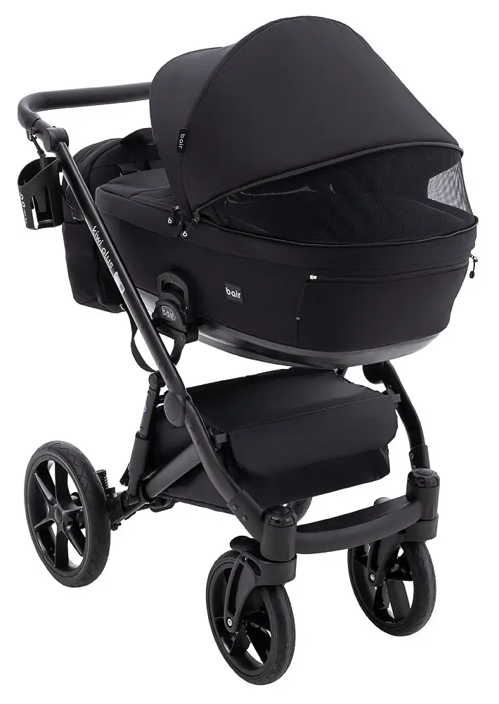 Коляска 2 в 1 Bair Kiwi Plus ECO Soft BKP-452 чорный
